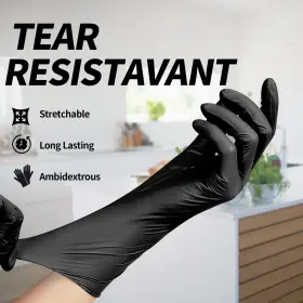 855303008884 Exam Mil Safty Glove Latex Powder Sgbe #2
