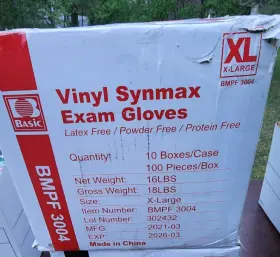 BNPF3004NM Synmax Disposable Gloves Powder Latex
