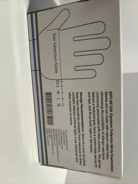 11TZ03 BAYLAB Nitrile Exam Gloves Box Powder #3