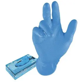 99-1-6200B-X3L BDG Nitrile Disposable Gloves Mil Palm