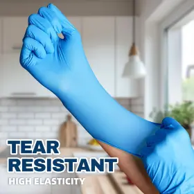 810160180005 BEASTEK Nitrile Exam Gloves Mil Powder Latex Foo #2
