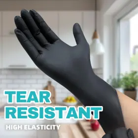 810160180050 BEASTEK Nitrile Exam Gloves Mil Powder Latex Fo #2