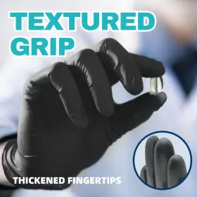 810160180050 BEASTEK Nitrile Exam Gloves Mil Powder Latex Fo #3