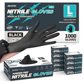 810160180180 BEASTEK Nitrile Exam Gloves Mil Disposable Latex