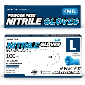 SSN-604 BEASTEK Nitrile Exam Gloves Mil Powder Latex Sterile