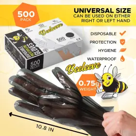 391535919703 BEELEEVE Disposable Poly Gloves Variants Covers #2