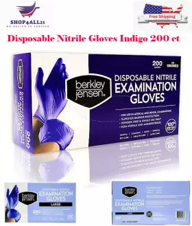 MD-1P-200 BERKLEY JENSEN Disposable Nitrile Gloves Exam
