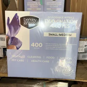 888670071854 BERKLEY JENSEN Disposable Nitrile Gloves Box