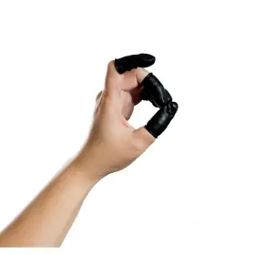 ESDFC-B-5L BERTECH Dissipative Latex Conductive Finger Cots