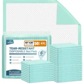 B0DKXDSDL4 BIGGMED Tear Disposable Bed Pads Underpads