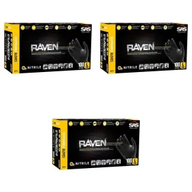 880813551841 BINOA Sas Safety Raven Powder Nitrile Disposable