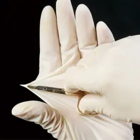 97-1114 BIOLOGIX Disposable Latex Glovess Natural Gloves #2