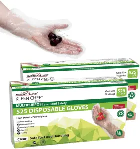Bl-kcfg-all-p BISON LIFE Disposable Food Handling Cuff Poly