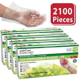 313110885833 BISON LIFE Disposable Food Handling Cuff Purp