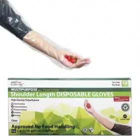 705353396250 BISON LIFE Disposable Food Handling Poly Gloves