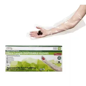 744110593587 BISON LIFE Disposable Food Handling Elbow Poly