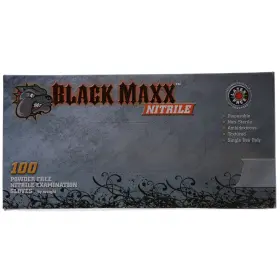 BMN100M BKW Dash Medical Maxx Nitrile Exam Gloves Powder