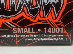 14001 BLACK WIDOW Powder Nitril Examination Gloves #2