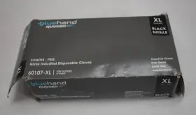 1055899 BLUEHAND RUGGED Nitrile Disposable Gloves Powder Pack
