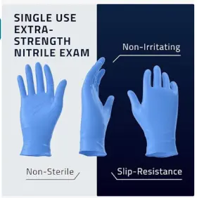 08106760320722 BLUZEN Nitrile Disposable Gloves