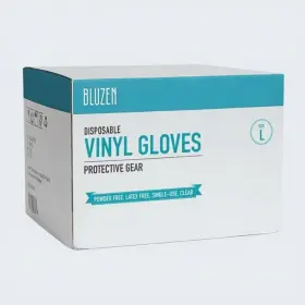 BL-VIN101-L BLUZEN Gloves Powder Latex Box
