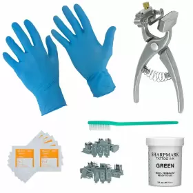 082391122615 BOCCS Animal Tattooing Nitrile Gloves Ink Kit