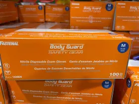 1334839 BODY GUARD Nitrile Disposable Exam Gloves Box #2