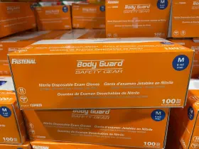 1334839 BODY GUARD Nitrile Disposable Exam Gloves Box #3