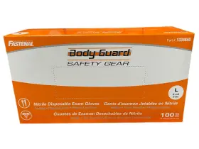 1334840 BODY GUARD Nitrile Disposable Exam Gloves Box