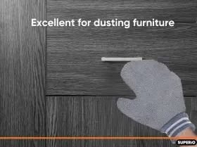 313044156184 Microfiber Dusting Gloves Plants Polishing #3