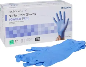 445057945905 Confiderm Nitrile Exam Gloves Powder Latex