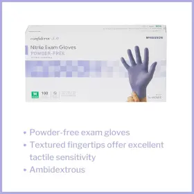 705353595974 Confiderm Nitrile Exam Gloves Powder Latex Textu #2