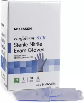 744110292879 Confiderm Disposable Sterile Nitrile Exam Glove