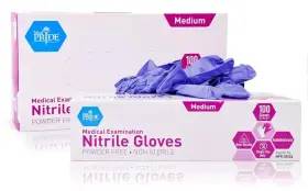 3963475 Medpride Powder Nitrile Exam Gloves Iris Box #3