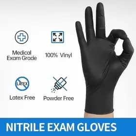 NGXM-1044 Nitrile Disposable Gloves Powder Latex #3