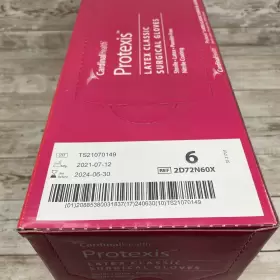 2D72N60X CARDINAL HEALTH Box Protexis Latex Classic Surgical #3