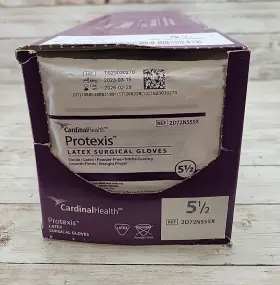 2D72NS55X CARDINAL HEALTH Protexis Latex Surgical Gloves Box