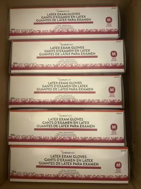 8842M CARDINAL HEALTH Latex Exam Gloves Powder Sterile