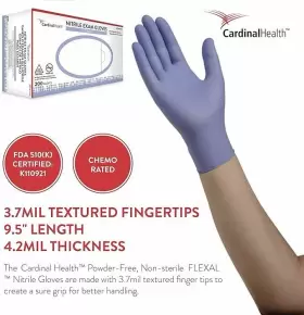 88TN04L CARDINAL HEALTH Nitrile Exam Gloves Flexal Finger #2