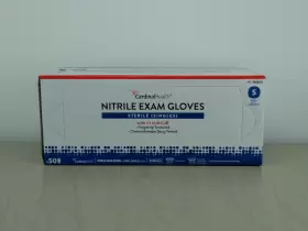 N8820 CARDINAL Nitrile Examination Gloves Powder Sterile Box #2