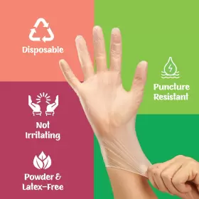 43219-78008 CARE PLUS Disposable Gloves Sterile Powde #2