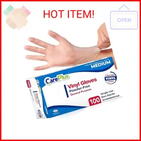 711181246612 CARE PLUS Disposable Gloves Sterile Powder Latex