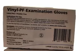 10413010 CAREMATES Examination Gloves Powder #3