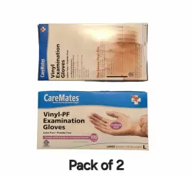 10413010 CAREMATES Examination Gloves Powder