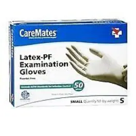 715912053111 CAREMATES Latex Exam Gloves Mil Infusi