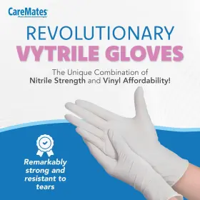 715912054132 CAREMATES Vytrile Medical Exam Gloves Latex #2