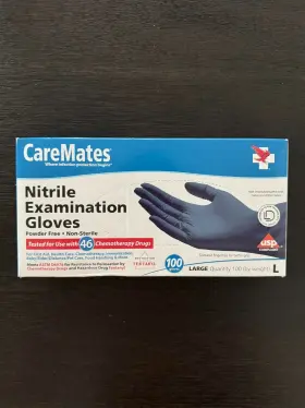 SH10613 CAREMATES Nitrile Examination Gloves