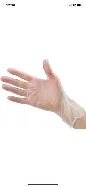Gpvpf-m CAREPLUS Disposable Gloves Powder Latex #3