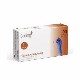 197344012803 CARING Nitrile Exam Gloves Powder Disposable