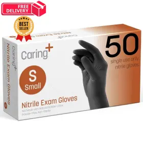 197344110288 CARING Nitrile Exam Gloves Powder